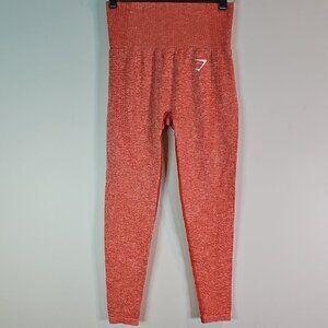 Gymashark Orange 23x26  High-Waisted Athletic Leggings